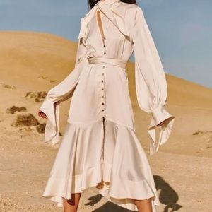 Keepsake The Label cream Ironic Midi Dress